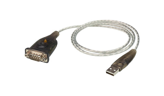 ATEN UC232A1 USB to RS-232 Serial Adapter, DB9 Male, LED, 1 m