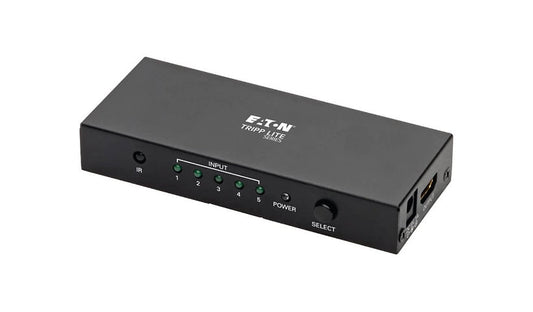 Tripp Lite B119-005-UHD 5-Port HDMI Switch with Remote Control 4K 60Hz 3D