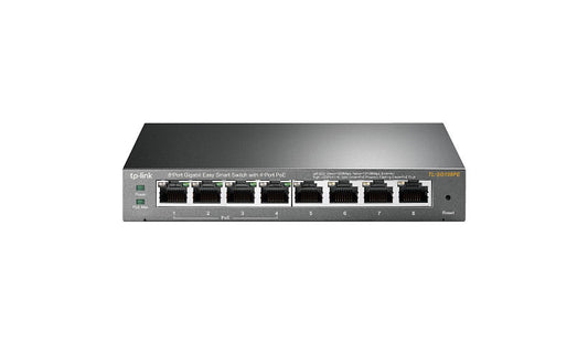 TP-Link TL-SG108PE 8-Port Gigabit Easy Smart Switch, 4 PoE+ Ports