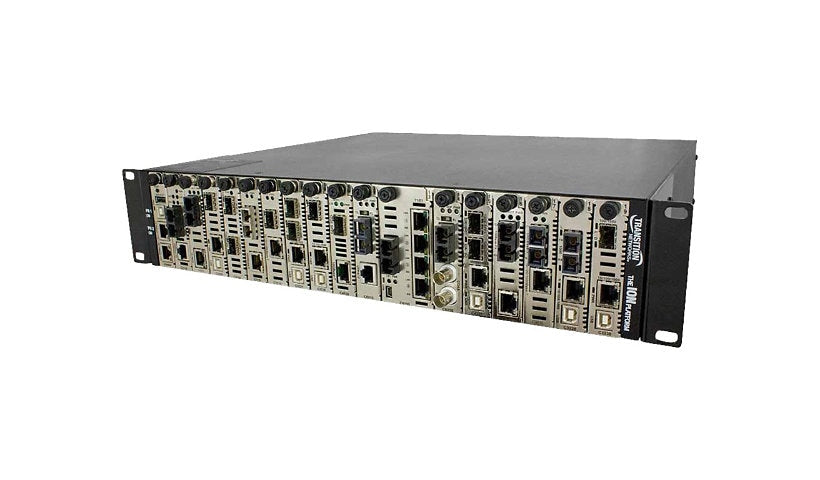 Lantronix ION219-AAMB-NA 19-Slot Rack Mount Chassis, SNMP, TAA
