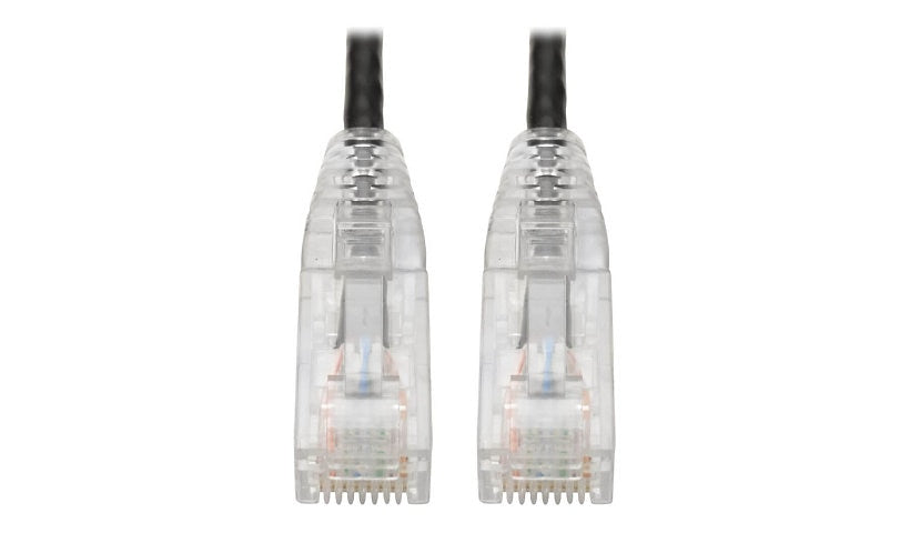 Tripp Lite N201-S01-BK Cat6 Slim Snagless UTP Ethernet Patch Cable 1 ft
