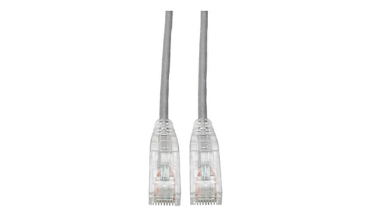 Tripp Lite N201-S05-GY Cat6 Slim Snagless UTP Ethernet Patch Cable 5 ft Gray