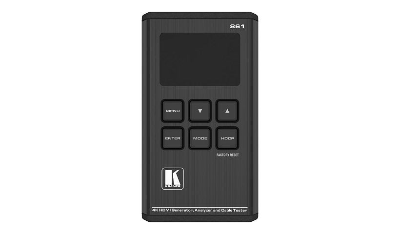 Kramer 861 4K HDR HDMI Signal Generator and Analyzer, 18G, Pocket Size