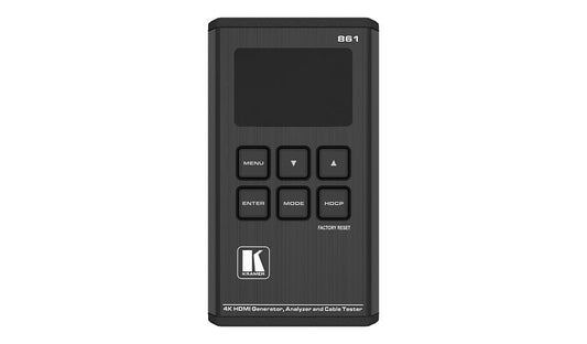 Kramer 861 4K HDR HDMI Signal Generator and Analyzer, 18G, Pocket Size