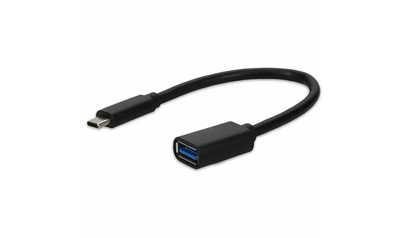 Proline USB-C (M) to USB-A 3.0 (F) Adapter, 5Gbps, Factory Tested, Black, 8 in