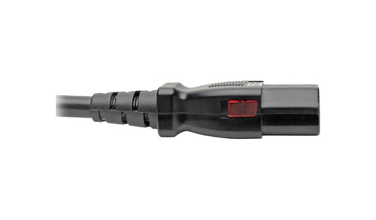 Tripp Lite P006-L01 NEMA 5-15P to Locking C13 Computer Power Cord 1 ft 10A 125V