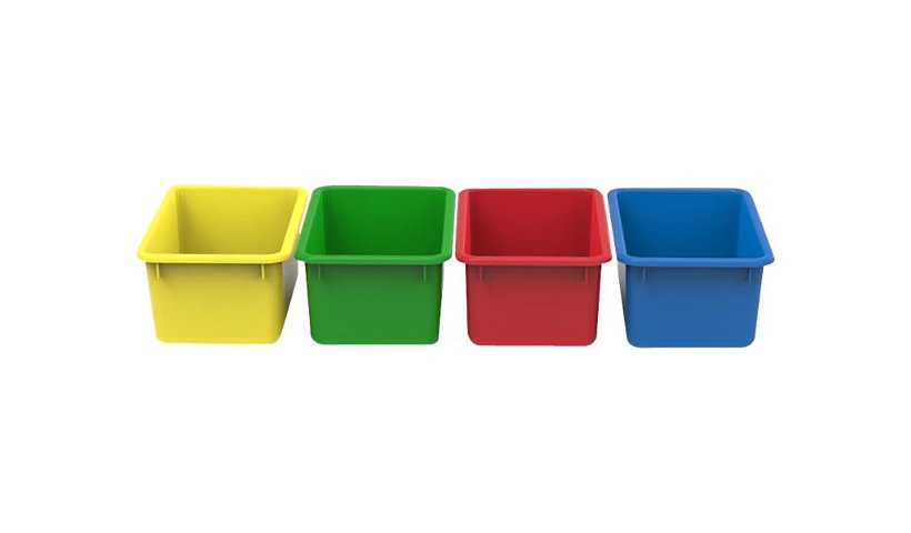 Spectrum STEAM Project Totes, 4-Pack, Assorted Colors, 95008