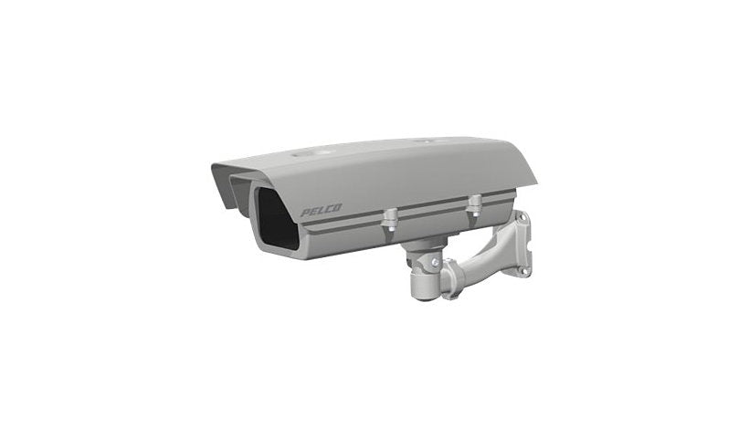 Pelco EH20 Camera Enclosure Die Cast Aluminum IK10 IP66 Sun Shroud Gray