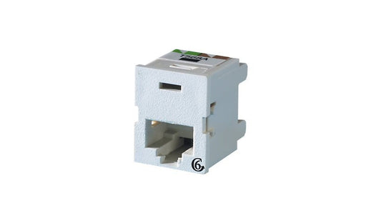 Ortronics TJ600 Clarity 6 TracJack Cat6 Modular Jack RJ45 Fog White