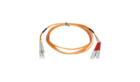 Tripp Lite (Eaton) N516-03M 3m (9.8ft) LC to SC Multimode Duplex Fiber Patch Cable, 50/125, PVC, OFNR
