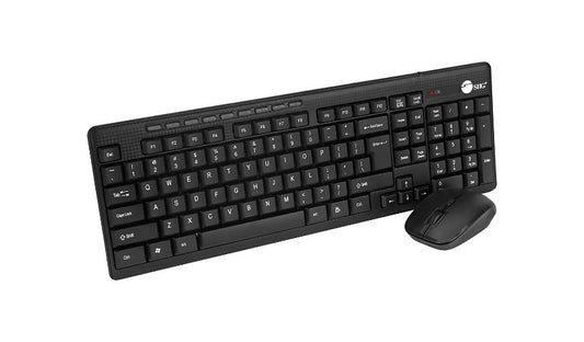 SIIG JK-WR0T12-S1 Extra-Duo 2.4GHz 102 Key Keyboard 1600 DPI Mouse 2 Year