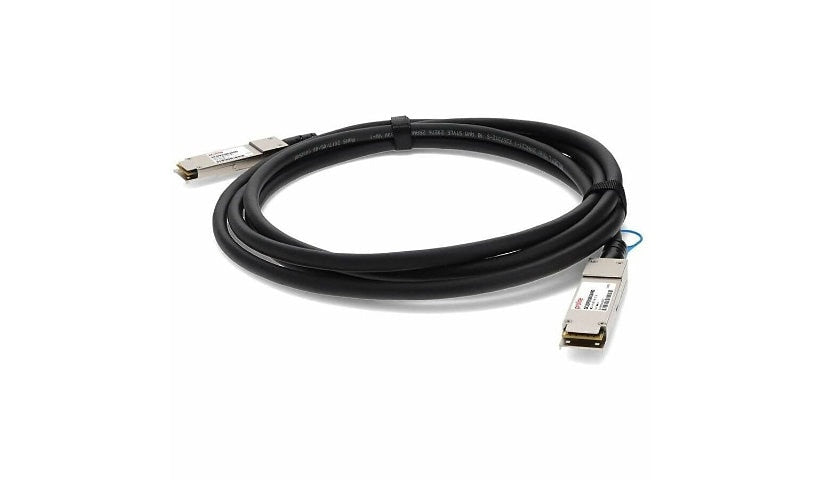 Proline Dell DAC-QSFP28-100G-3M Compatible 3m (9.8ft) 100GBase-CU QSFP28 to QSFP28 Passive Twinax Direct Attach Copper Cable, TAA Compliant, DAC-QSFP28-100G-3M-PRO