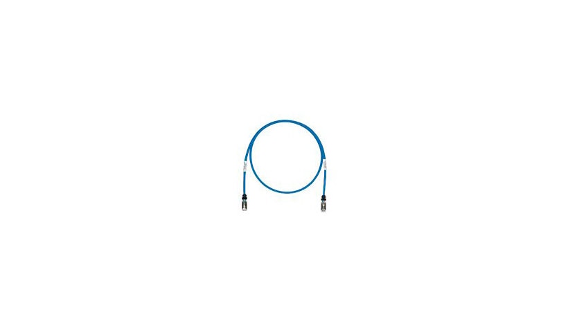 Panduit STP6X2MBU TX6A Cat6A S/FTP Shielded Patch Cable 2 m 26 AWG Blue