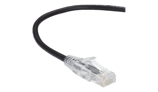 Black Box C6PC28-BK-20 Slim-Net Cat6 Patch Cable 20 ft 28 AWG