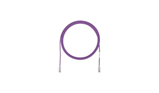 Panduit UTP28SP1VL TX6 Cat6 28 AWG UTP Patch Cable 1 ft Violet