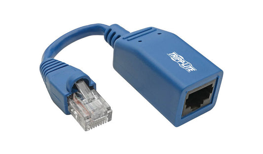 Eaton Tripp Lite 5in Cisco Console Rollover Adapter Cable, RJ45 Male to Female, Blue, N034-05N-BL