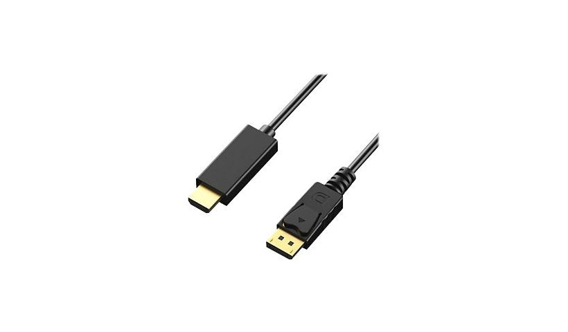 Axiom DisplayPort to HDMI Adapter Cable, HDMI 1.3, Male/Male, 10 ft