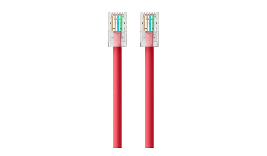 Belkin A3L791-01-RED Cat5e Molded UTP Ethernet Patch Cable 1 ft Red