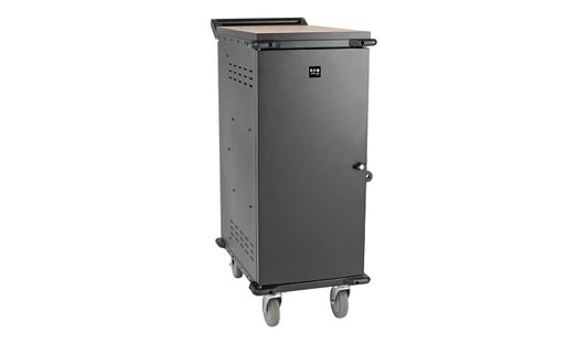 Eaton Tripp Lite AC Charging Cart, 27 Laptops/Chromebooks, Black, CSC27AC