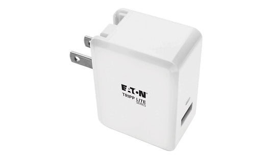 Tripp Lite 18W USB-A Wall Charger, Quick Charge 3.0, Auto-Sensing, Compact