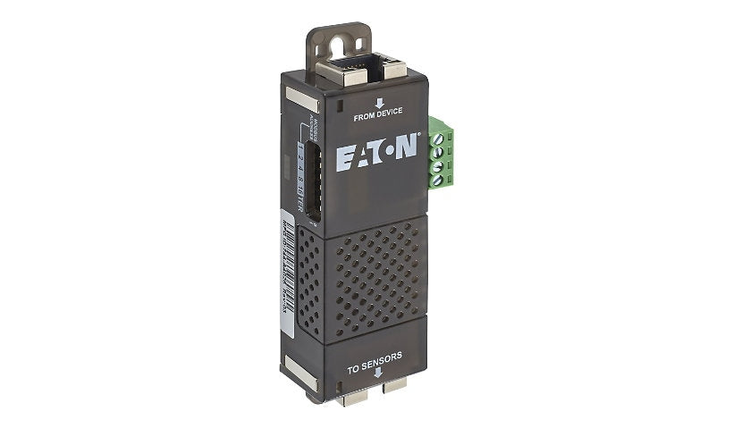 Eaton Environmental Monitoring Probe (EMP) Gen 2, Temperature and Humidity with Dry Contacts, Black, EMPDT1H1C2