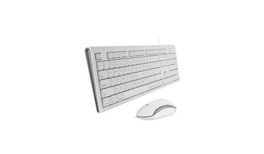Macally QKEYCOMBO Wired USB Keyboard and Mouse for Mac 104 Key 1200 DPI