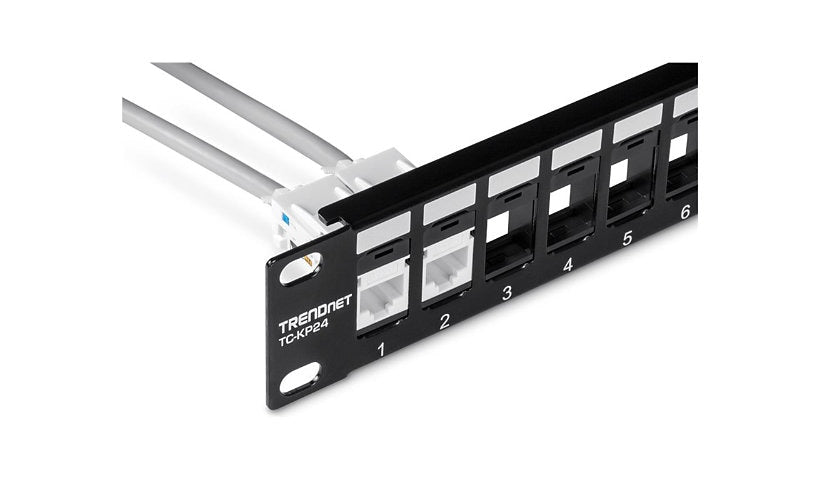TRENDnet TC-K50C6 Cat6 Tool-Less Keystone Jack 50 Pack 90° Termination 3 Year