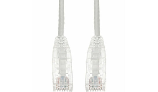 Proline PRO-5FSLCAT6-WE Cat6 Slim Snagless UTP Ethernet Patch Cable 5 ft White