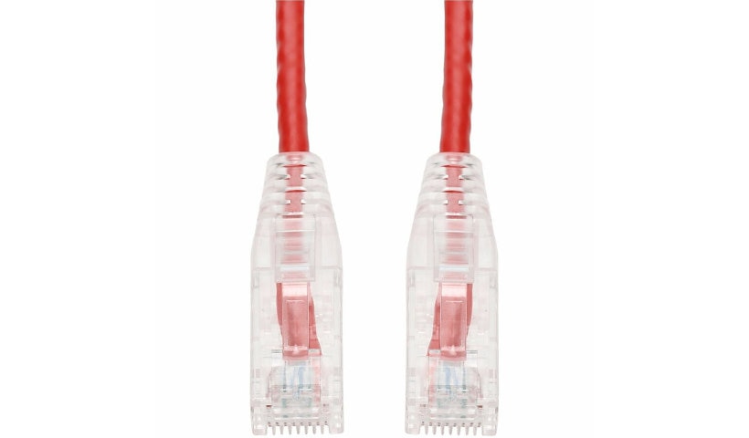Proline PRO-5FSLCAT6-RD Cat6 Slim Snagless UTP Ethernet Patch Cable 5 ft Red