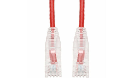 Proline PRO-5FSLCAT6-RD Cat6 Slim Snagless UTP Ethernet Patch Cable 5 ft Red