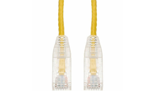 Proline PRO-3FSLCAT6-YW Cat6 Slim Snagless UTP Ethernet Patch Cable 3 ft Yellow