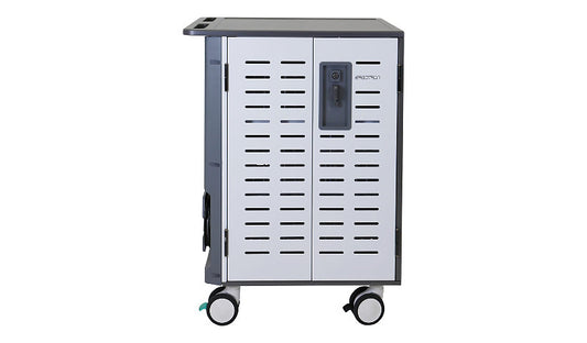 Ergotron Zip40 Charging & Management Cart, 40 Devices, Gray/White, DM40-2008-1