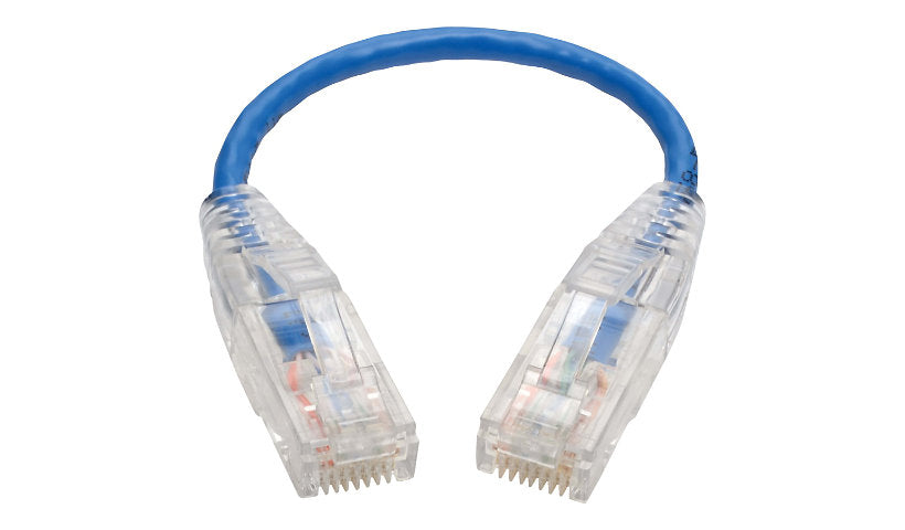 Tripp Lite N201-S8N-BL Cat6 Slim Snagless UTP Ethernet Patch Cable 8 in Blue