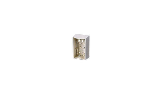 Leviton 42777-1IA Single-Gang Surface Mount Backbox Ivory