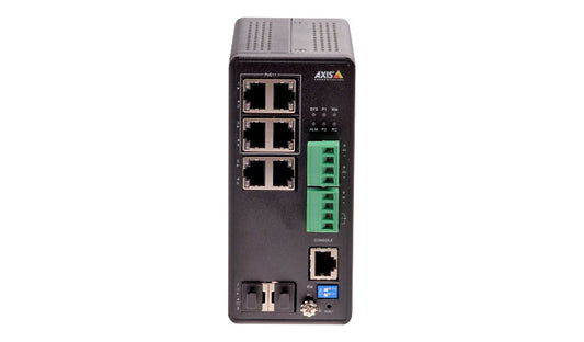 Axis T8504-R 01633-001 Industrial 4-Port PoE++ Switch, 2x SFP, 240W
