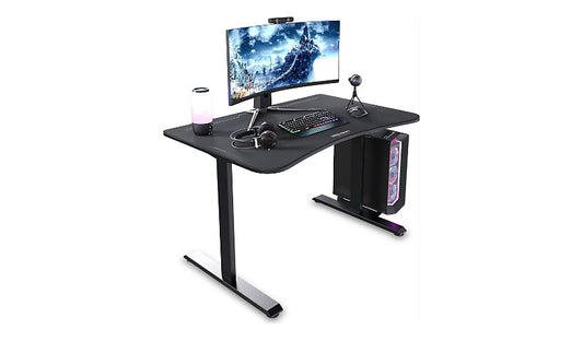 RESPAWN 1048 Gaming Desk, 48in, Mousepad Top, Black, RSP-1048-BLK