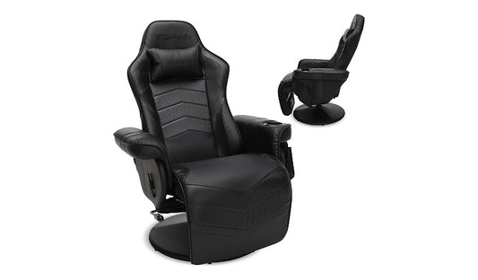 RESPAWN 900 Racing Gaming Chair with Footrest, Black, RSP-900-BLK