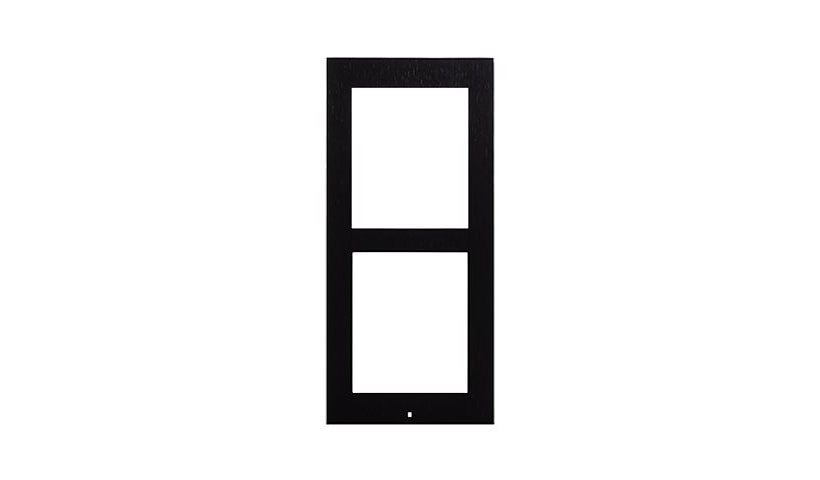 2N Intercom Surface Mounting Frame 2 Modules Black 01290-001
