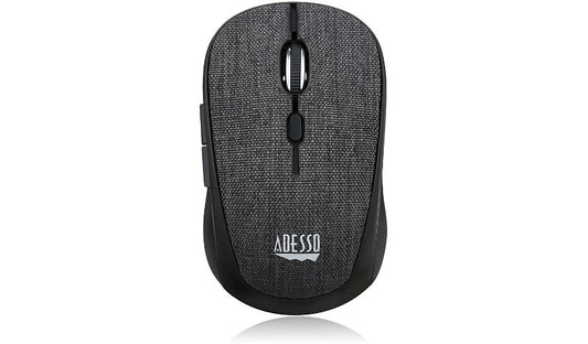 Adesso iMouse S80B Wireless Fabric Optical Mini Mouse Black 1 Year