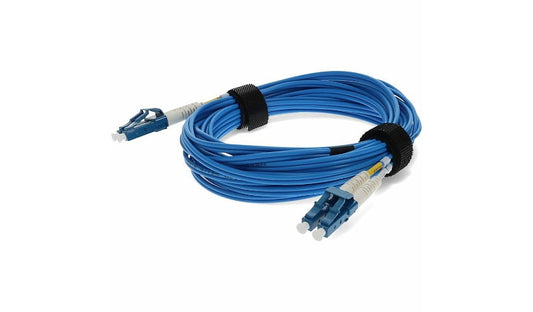 Proline PRO-LC-LC-1M9SMF-BE 1m (3.3ft) LC to LC OS2 Single Mode Duplex Fiber Patch Cable, 9/125, OFNR Riser, Blue