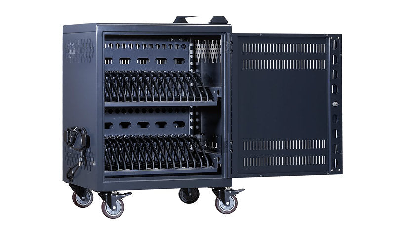 Anywhere Cart AC-30 Charging Cart, 30 Devices, 9-14in, 2-Point Lock