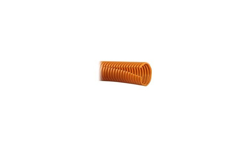 Panduit CLT50F-C4 Corrugated Loom Tubing 0.5 in x 100 ft Slit Wall