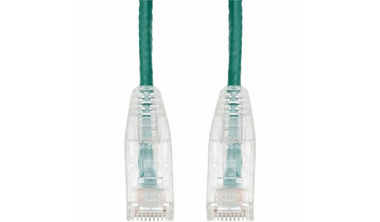 Proline PRO-7FSLCAT6-GN Cat6 Slim Snagless UTP Ethernet Patch Cable 7 ft Green