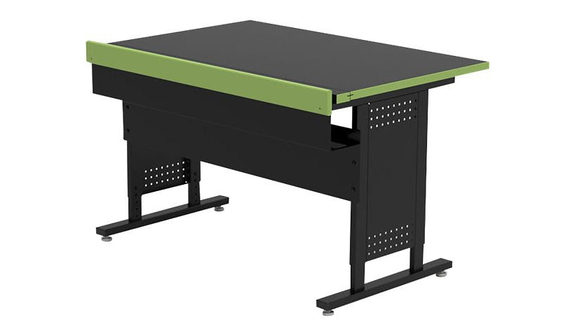 Spectrum Esports Evolution Gaming Table, 44x30in, Black/Green, 22860BKIGB