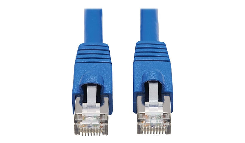 Tripp Lite N261P-050-BL Cat6a 10G F/UTP Snagless Patch Cable 50 ft PoE CMR-LP