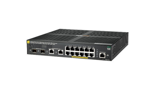 HPE Aruba Networking 2930F JL693A 12-Port PoE+ Switch, 2x 10G SFP+, 139W