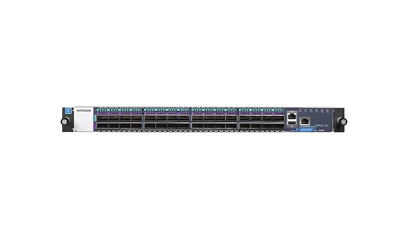 Netgear M4500-32C CSM4532 32-Port 100G QSFP28 Managed Switch, 1U