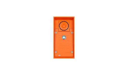 2N Helios IP Safety Emergency Intercom Backlit Button 10W Speaker Orange 3Yr
