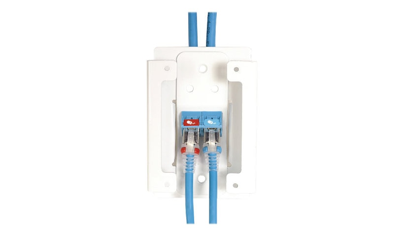 Siemon MX-WB1-02-02 MAX Wi-Fi Access Point Bracket Faceplate 2 Port Cat6A