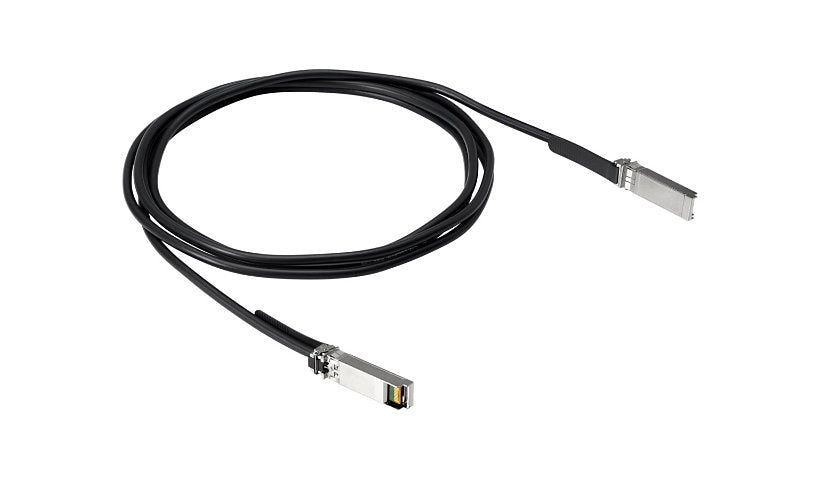 HPE Aruba Networking 3m (10ft) 50G SFP56 to SFP56 Direct Attach Copper Cable, Black, R0M47A